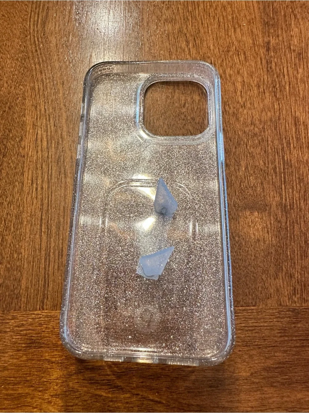 Loopy iPhone 14 Pro Max - Clear Sparkle Case - Transparent